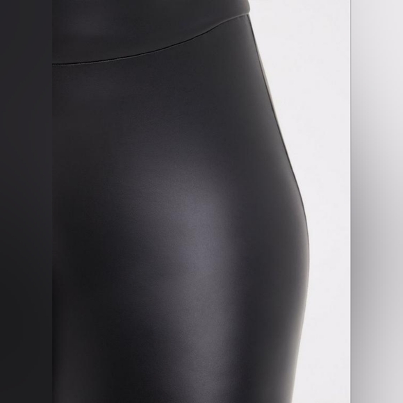 Full Length Signature Waist Faux Leather Legging 3X EUC OBO - Picture 3 of 5